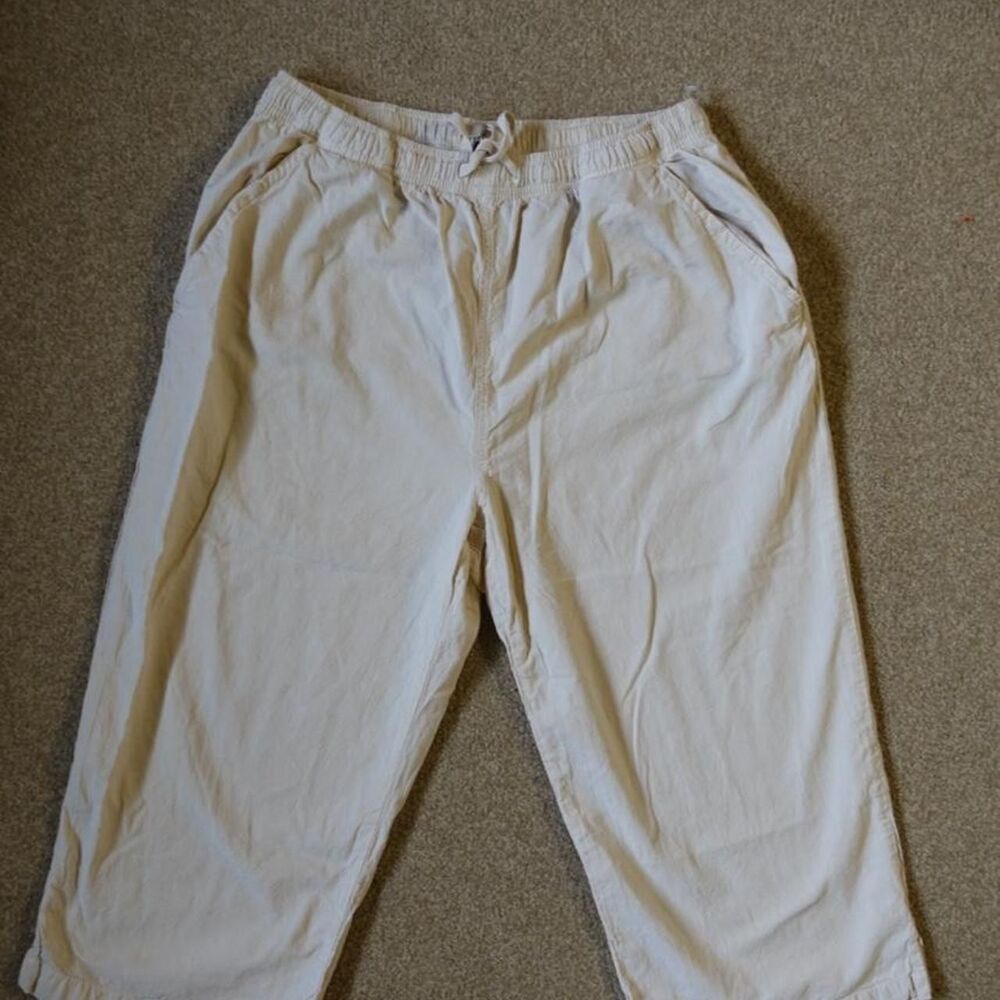 Erika Women's Cream and White Trousers